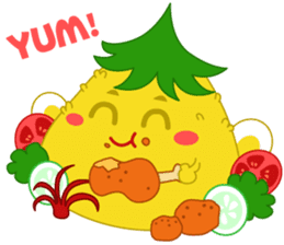 Cute Tumpeng sticker #12279081