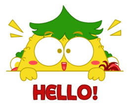 Cute Tumpeng sticker #12279088