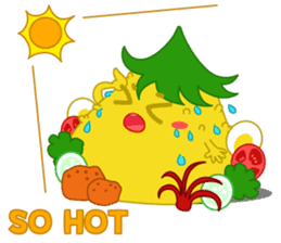 Cute Tumpeng sticker #12279090