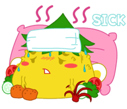 Cute Tumpeng sticker #12279092