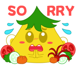 Cute Tumpeng sticker #12279093