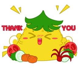 Cute Tumpeng sticker #12279096