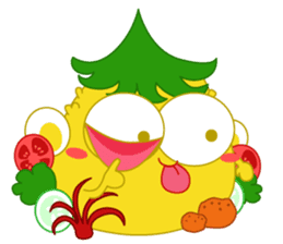 Cute Tumpeng sticker #12279097