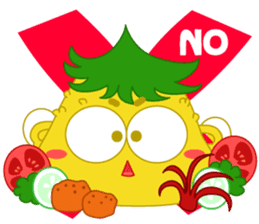 Cute Tumpeng sticker #12279098