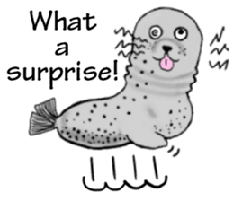 40 of the harbor seal countenance sticker #12279663