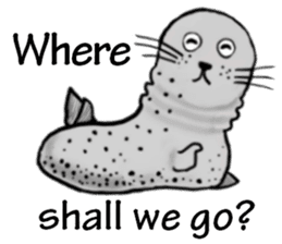 40 of the harbor seal countenance sticker #12279665