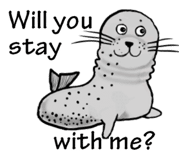 40 of the harbor seal countenance sticker #12279666
