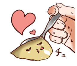 Greedy pudding sticker #12279852