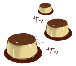 Greedy pudding sticker #12279854