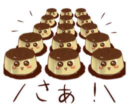 Greedy pudding sticker #12279857