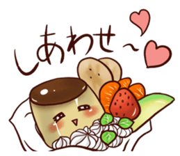 Greedy pudding sticker #12279861