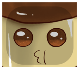 Greedy pudding sticker #12279866
