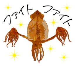 Dried cuttlefish sticker #12279948
