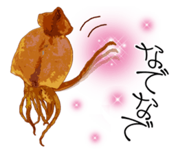 Dried cuttlefish sticker #12279949