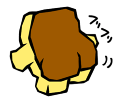 moving croutons sticker sticker #12280184