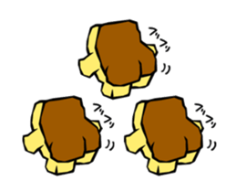 moving croutons sticker sticker #12280185