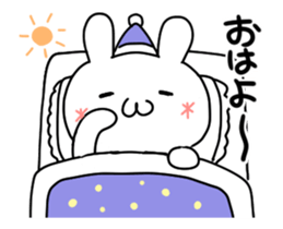 Animation smiley rabbit sticker #12280230