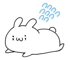 Animation smiley rabbit sticker #12280231