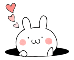 Animation smiley rabbit sticker #12280251