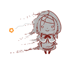 Little Red Riding Hood & Wolf Animated sticker #12280393