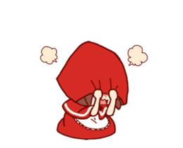 Little Red Riding Hood & Wolf Animated sticker #12280396