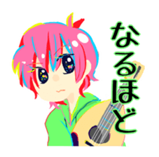 Mandolin girls sticker #12280751
