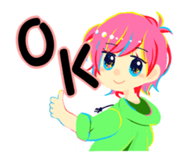 Mandolin girls sticker #12280754