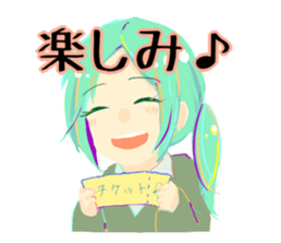 Mandolin girls sticker #12280777