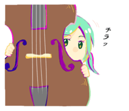 Mandolin girls sticker #12280787