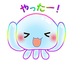 Cute jellyfish 2(semitransparent) sticker #12280801