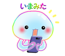 Cute jellyfish 2(semitransparent) sticker #12280808