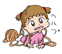 A baby's everyday life sticker #12280848