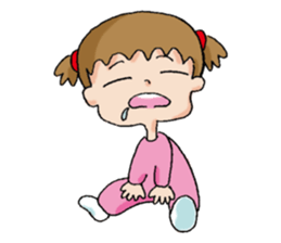 A baby's everyday life sticker #12280849