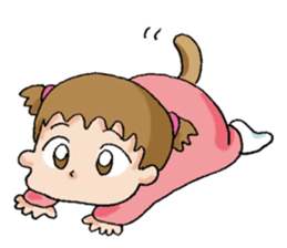 A baby's everyday life sticker #12280865