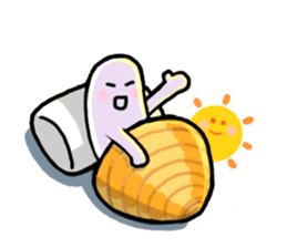 mr.clam sticker sticker #12281100