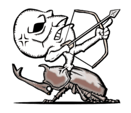 Cordyceps diary 2 beetle sticker #12281443