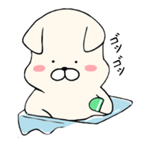 Mochi Mochi Moving Doggy! sticker #12281655