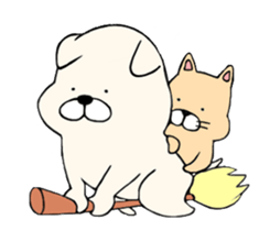 Mochi Mochi Moving Doggy! sticker #12281665