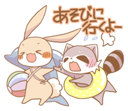 LOVE!Raccoons&Rabbit4 sticker #12281857