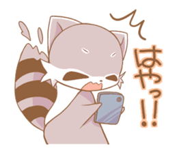 LOVE!Raccoons&Rabbit4 sticker #12281864