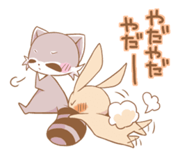 LOVE!Raccoons&Rabbit4 sticker #12281871