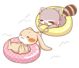 LOVE!Raccoons&Rabbit4 sticker #12281878