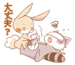 LOVE!Raccoons&Rabbit4 sticker #12281881