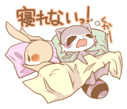 LOVE!Raccoons&Rabbit4 sticker #12281882