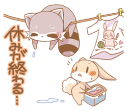 LOVE!Raccoons&Rabbit4 sticker #12281885