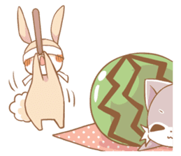 LOVE!Raccoons&Rabbit4 sticker #12281886