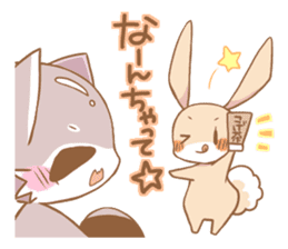 LOVE!Raccoons&Rabbit4 sticker #12281893