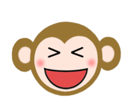 Emoji Ver.Monkeys Moving sticker #12282016