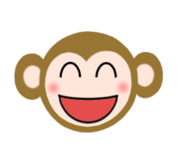 Emoji Ver.Monkeys Moving sticker #12282017