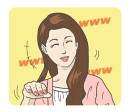 Beautiful older sister of the next sticker #12282464